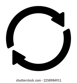 reduce reuse circle arrow round repeat eco ecology icon