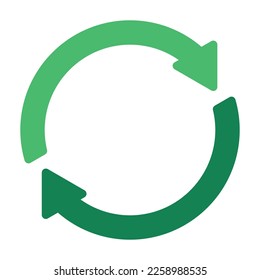 reduce reuse circle arrow round repeat eco ecology icon