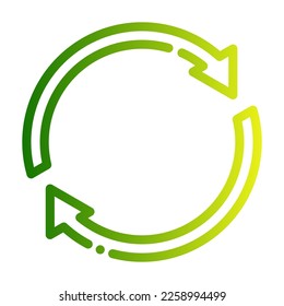 reduce reuse circle arrow round repeat eco ecology icon