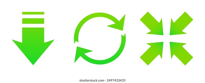 Reduzieren, wiederverwenden, wiederverwenden. Grüne kreisförmige Pfeile, Blatt, Blätter, saubere Umwelt, Verschmutzung, retten den Planeten, Ökologie, Natur, Null Abfall, Öko, biologisch abbaubare Materialien, organisch, natürlich, Mikroplastik