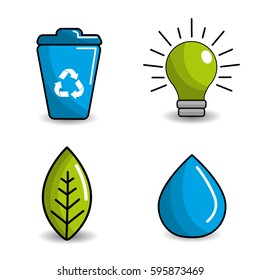 reduce, reuse and recycle icon