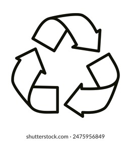 Reduce Reuse Recycle icon vector illustration