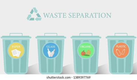 Reduce Reuse Recycle Waste Recycling Trash Stock Vector (Royalty Free ...