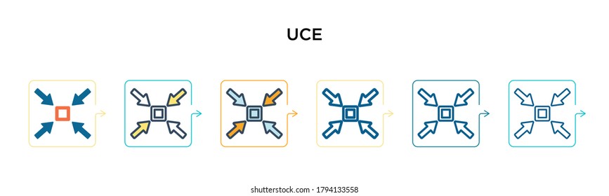 Reduce vector icon in 6 different modern styles. Black, two colored reduce icons designed in filled, outline, line and stroke style. Vector illustration can be used for web, mobile, ui