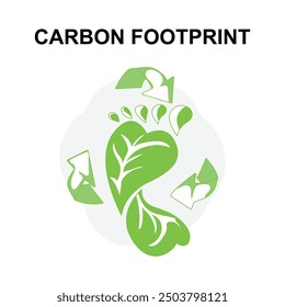 Reduce Your Carbon Footprint: Sustainable Living Practices icon with editable stroke.