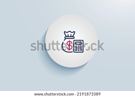Reduced acquisition costs icon vector design