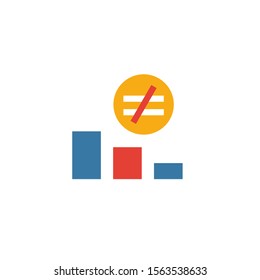 Reduced Inequality icon. Simple flat element from community collection. Creative reduced inequality icon for templates, software and apps.