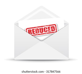 reduced white envelope