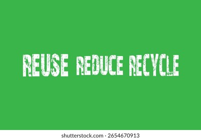 REDUZIR,REUTILIZAR,RECICLAR texto. reciclando setas ícone de vetor