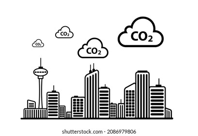 Verringerung der CO2-Emissionen, um dem Klimawandel Einhalt zu gebieten. grüner Energiehintergrund
