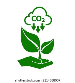 reducir las emisiones de CO2 para detener el cambio climático. fondo de energía verde