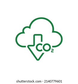 reducing CO2 emissions to stop climate change. green energy background