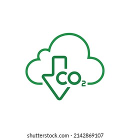 reducing CO2 emissions to stop climate change. green energy background