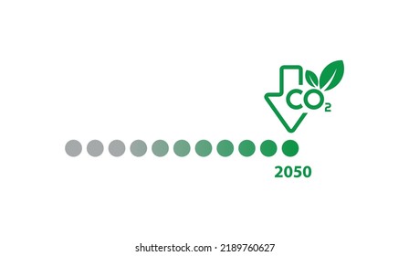 reducing CO2 emissions to stop climate change sign