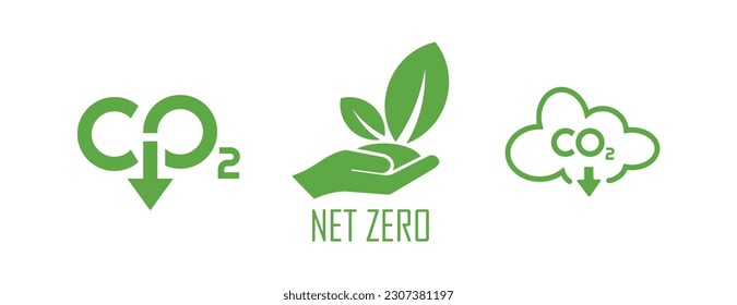 reducción de las emisiones de CO2 para detener la señal del cambio climático