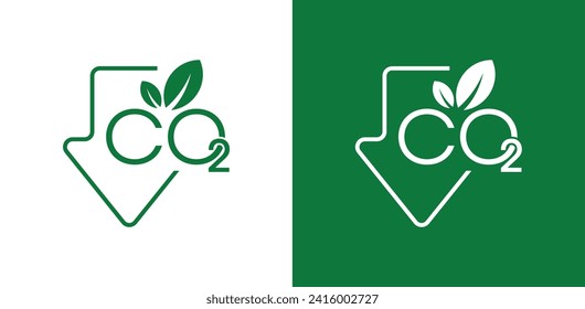 reducing CO2 emissions to stop climate change sign