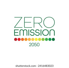 reducing CO2 emissions to stop climate change. green energy background