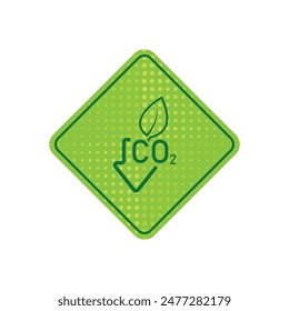 reducing CO2 emissions to stop climate change sign