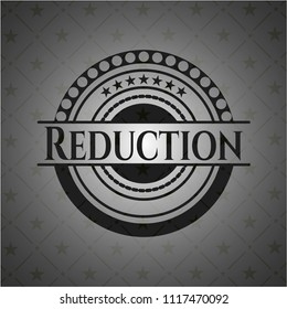 Reduction dark emblem. Retro
