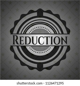 Reduction dark emblem. Retro