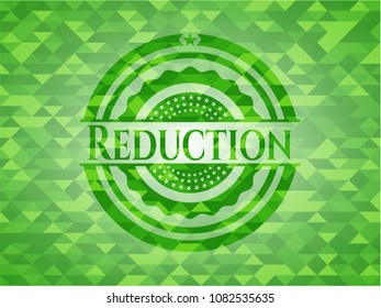 Reduction green mosaic emblem