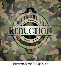 Reduction on camo texture