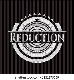  Reduction silver badge or emblem