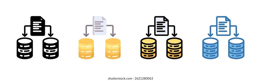 Redundancy Icon Element For Design