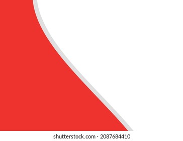 Red-white background. Vector graphics. Christmas design.