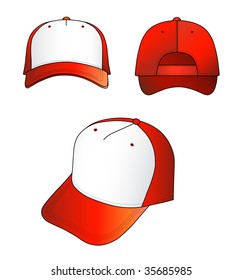 Red-white cap