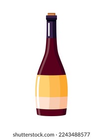 redwine bottle drink isolated icon