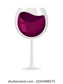 redwine cup drink icon isolated