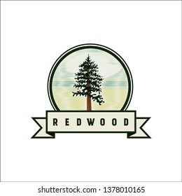 Redwood Vector Logo. Redwood Icon