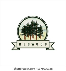 Redwood Vector Logo. Redwood Icon