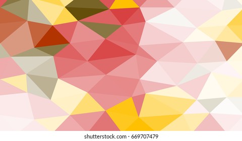 Red-yellow pattern. Seamless triangles. Geometric Pattern.A repeating pattern with triangle shape.Seamless texture for your design.The repeating pattern.The template can be used for the background.