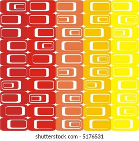 red-yellow retro background