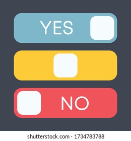 821 Yes No Switch Images, Stock Photos & Vectors 