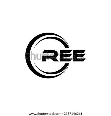 REE Logo Design, Inspiration for a Unique Identity. Modern Elegance and Creative Design. Watermark Your Success with the Striking this Logo.