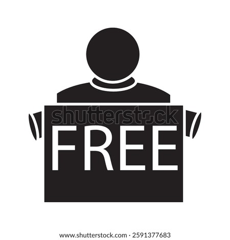 ree vector label illustration. Free stickers, badges, tags. Free, icon, cost, action, ad, background, badge, 10 EPS
