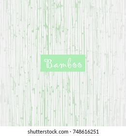 Reed Bamboo Patina Texture in pastel blue color and white. Trendy rustic background for wallpaper, wrapping paper, textile, invitation cards, posters, home decor, blog, birthday. Vector