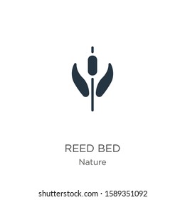 Reed bed icon vector. Trendy flat reed bed icon from nature collection isolated on white background. Vector illustration can be used for web and mobile graphic design, logo, eps10