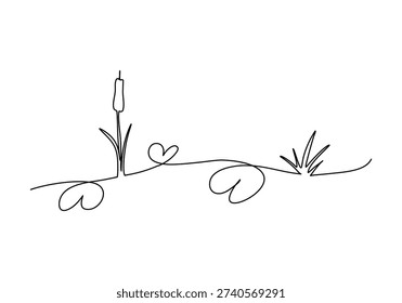 Reed  cattail in
