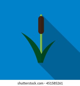 Reed flat icon illustration isolated vector sign symbol