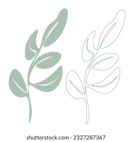 Reed grass is green, a marsh plant.
Japanese traditional ink painting
 Oriental style sumie, ushun, gohua,
SSTKabstract,
vector illustration.