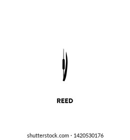 reed icon vector. reed sign on white background. reed icon for web and app