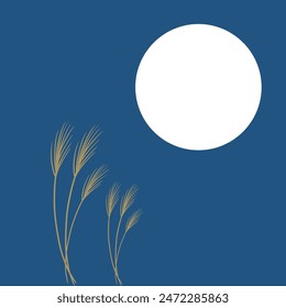 Reed traditional retro botanical illustration