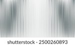 Reeded acrylic corrugated plastic texture. Diamond wavy sheet vector paper design. Luxury modern iridescent blurry glass. Reflection refraction effect. Clear fluid fluted stage. Polycarbonate gradient