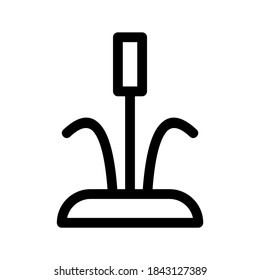 Reeds icon or logo isolated sign symbol vector illustration - high quality black style vector icons
