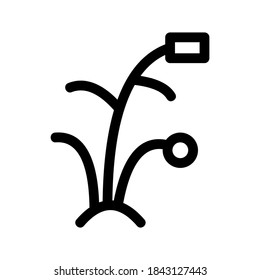 Reeds icon or logo isolated sign symbol vector illustration - high quality black style vector icons
