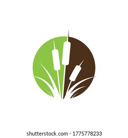 Reeds icon vector design template and symbol